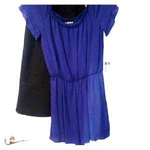 My Michelle Navy Blue Romper